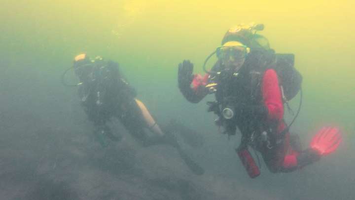 Tauchpartner im Edersee